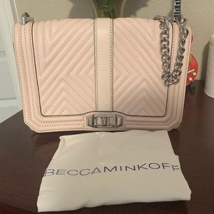 Geo Quilted Love Crossbody